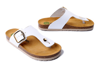 Dr. Brinkmann 700681-03 - klapki damskie białe