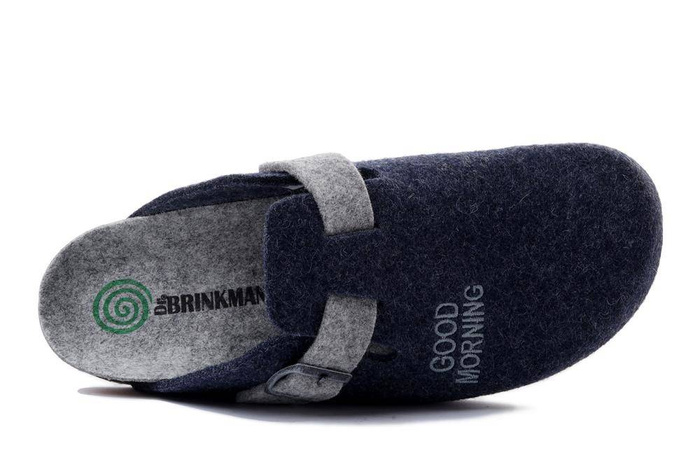 Dr. Brinkmann 220015-05 - kapcie męskie granatowe