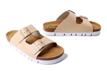 Dr. Brinkmann 700682-61 - klapki damskie hellgelb