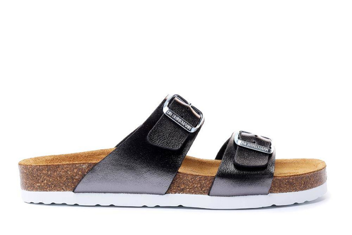 Dr. Brinkmann 700993-09 - klapki damskie anthrazit