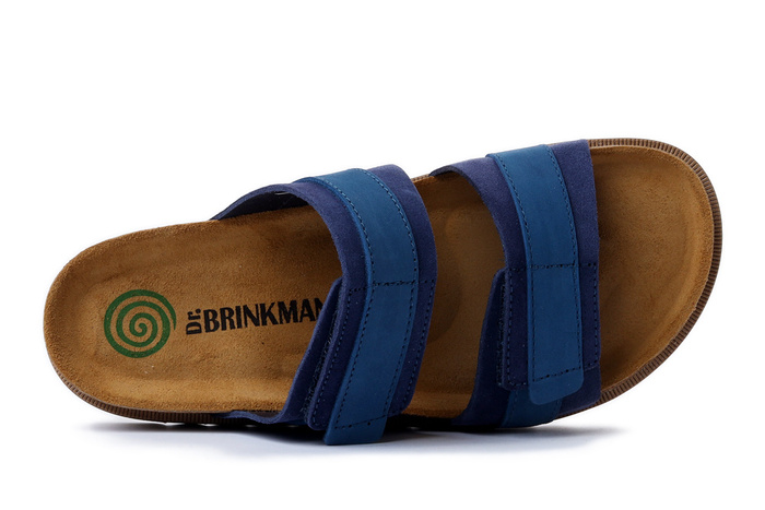 Dr. Brinkmann 700572-05 - klapki damskie niebieskie