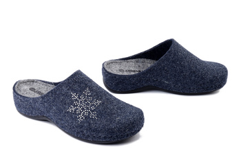 Dr. Brinkmann 320271-05 - kapcie damskie niebieskie