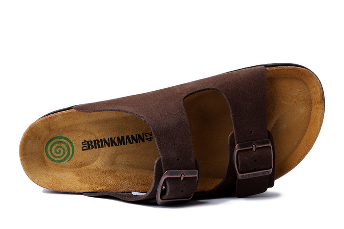 Dr. Brinkmann 600143-02 - klapki męskie brązowe