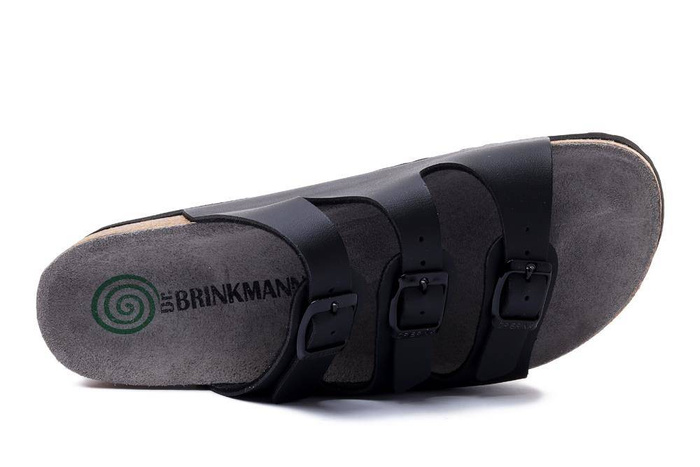 Dr. Brinkmann 701171-01 - klapki damskie/męskie czarne