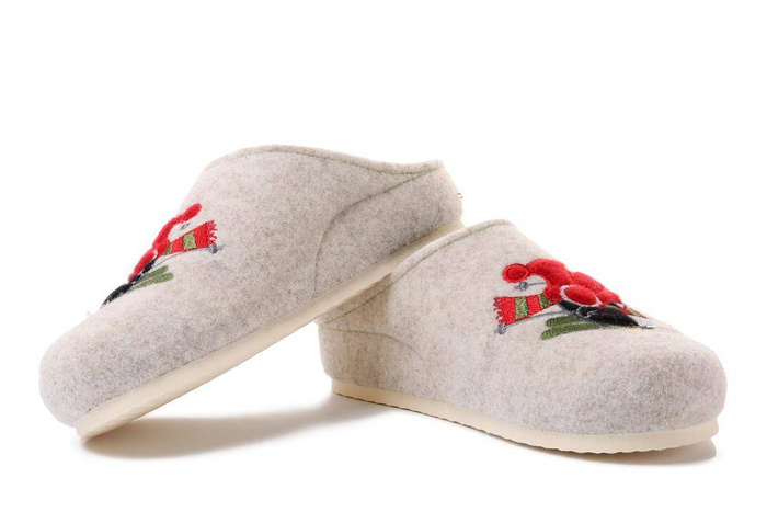Dr. Brinkmann 320150-81 - kapcie damskie offwhite
