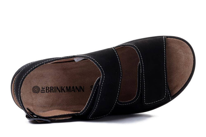 Dr. Brinkmann 610241-01 - sandały męskie czarne