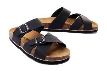 Dr. Brinkmann 600026-01 - klapki męskie czarne