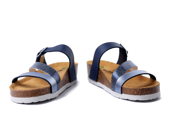 Dr. Brinkmann 700753-51 - klapki damskie mittelblau