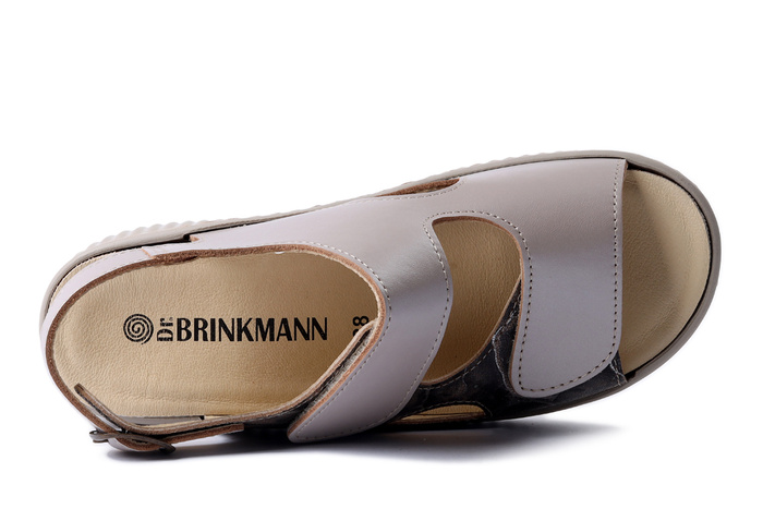 Dr. Brinkmann 710219-08 - sandały damskie beżowe