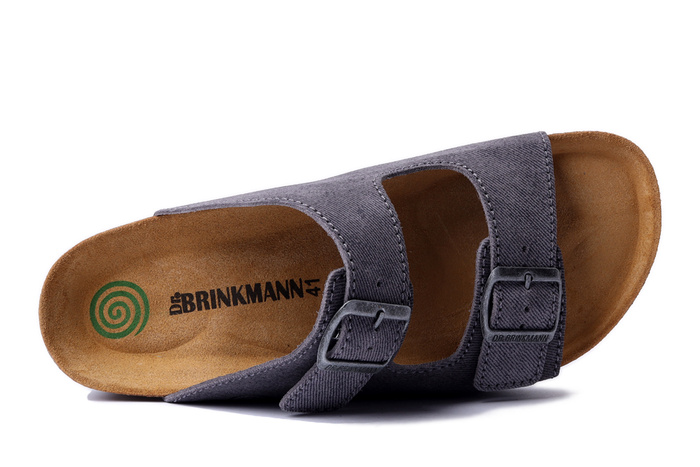 Dr. Brinkmann 600139-09 - klapki męskie szare