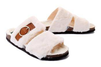 Dr. Brinkmann 320124-03 - kapcie damskie białe