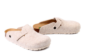 Dr. Brinkmann 320269-08 - kapcie damskie beżowe