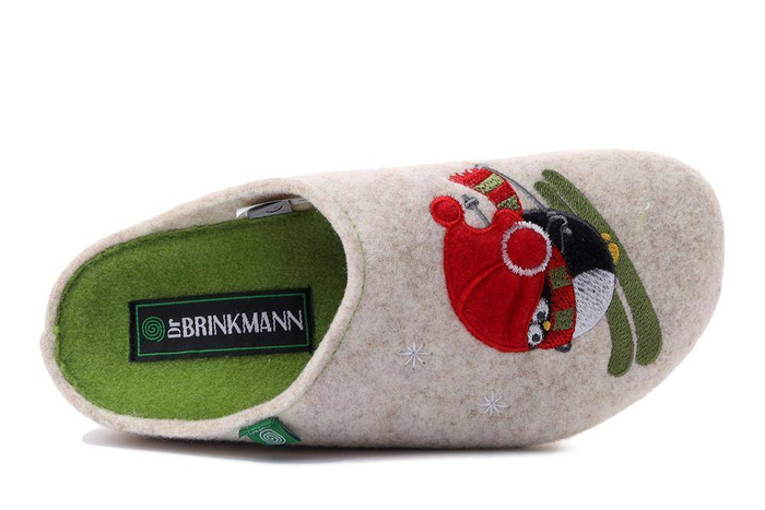 Dr. Brinkmann 320150-81 - kapcie damskie offwhite