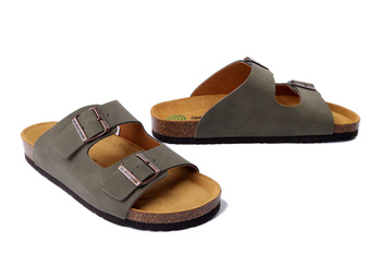 Dr. Brinkmann 600136-07 - klapki męskie zielone