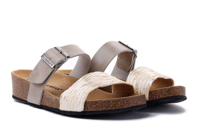 Dr. Brinkmann 700181-08 - klapki damskie beżowe