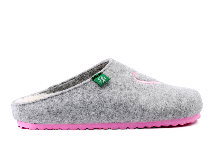 Dr. Brinkmann 320270-91 - kapcie damskie jasnoszare