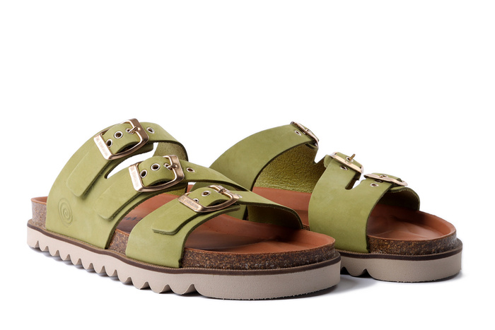Dr. Brinkmann 700684-71 - klapki damskie hellgrun