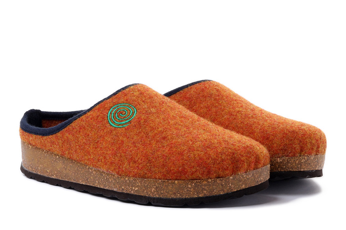 Dr. Brinkmann 320094-62 - kapcie damskie pomarańczowe