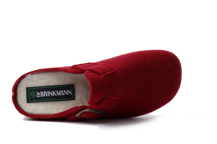 Dr. Brinkmann 320235-41 - kapcie damskie bordowe