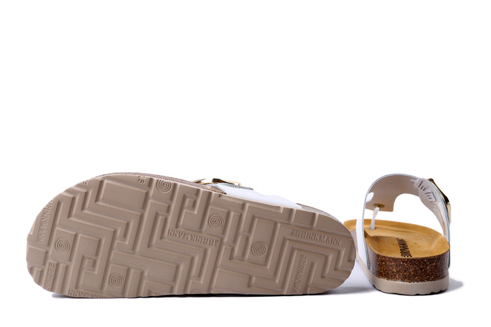Dr. Brinkmann 700681-03 - klapki damskie białe