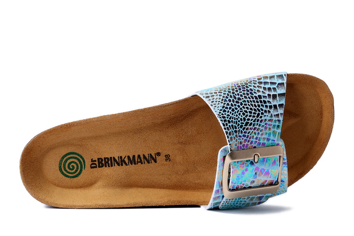Dr. Brinkmann 700674-55 - klapki damskie hellblau