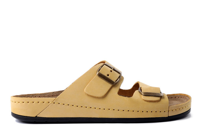 Dr. Brinkmann 700694-06 - klapki damskie gelb