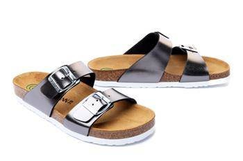 Dr. Brinkmann 700993-09 - klapki damskie anthrazit