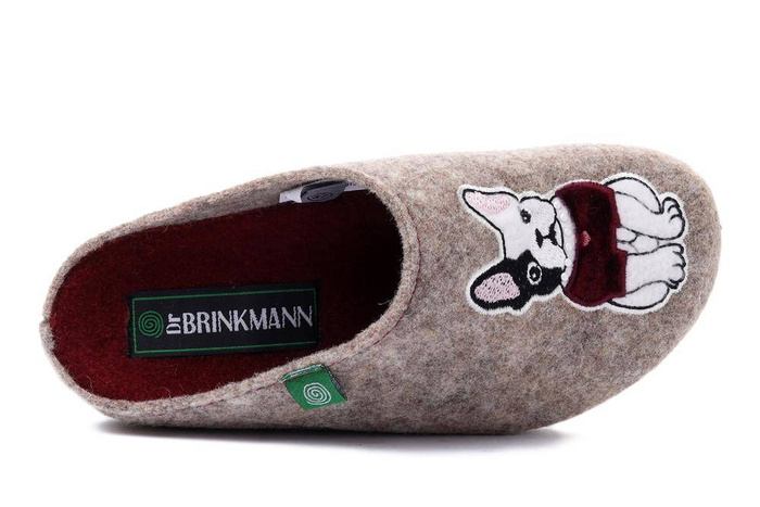 Dr. Brinkmann 320015-08 - klapki damskie beżowe