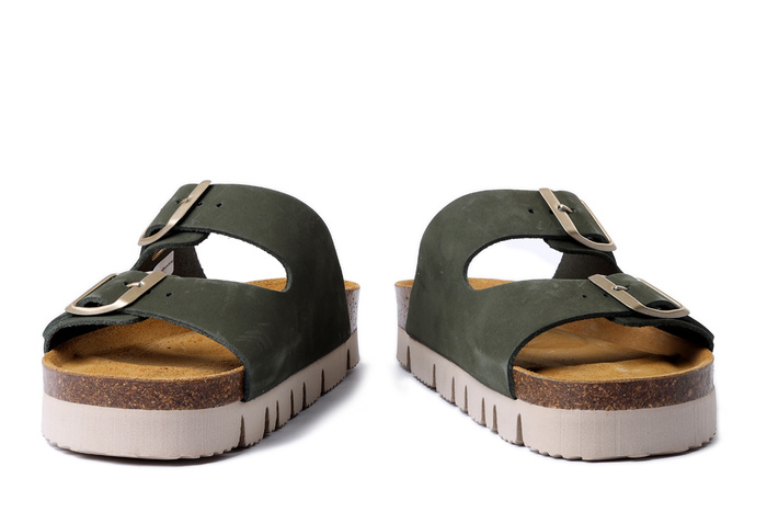 Dr. Brinkmann 700348-07 - klapki damskie olive