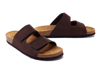 Dr. Brinkmann 600457-02 - klapki męskie brązowe