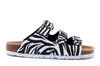 Dr. Brinkmann 700077-01 - klapki damskie zebra