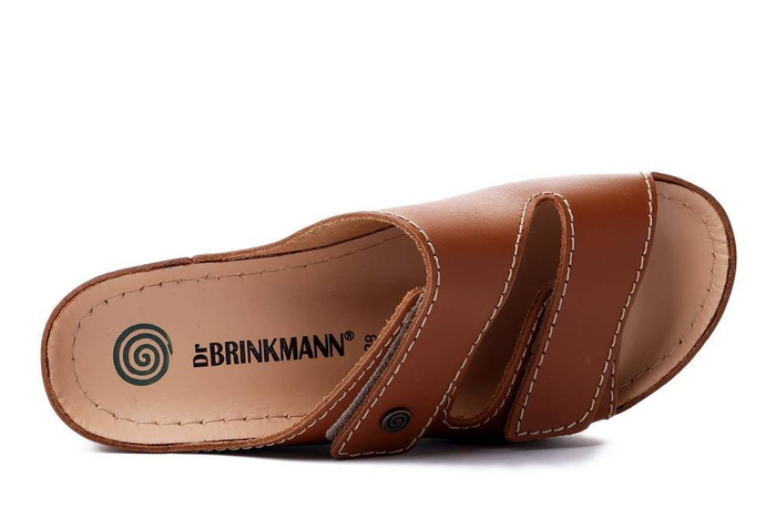 Dr. Brinkmann 702793-02 - klapki damskie natur