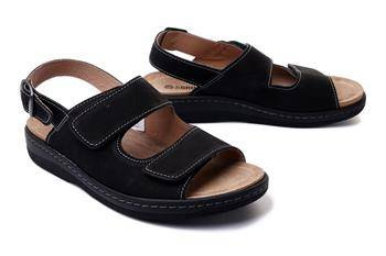 Dr. Brinkmann 610241-01 - sandały męskie czarne