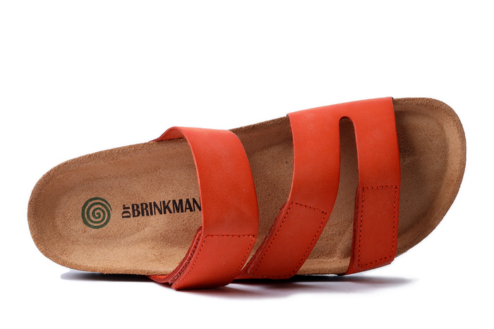 Dr. Brinkmann 700669-62 - klapki damskie pomarańczowe