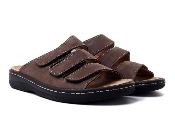 Dr. Brinkmann 600464-02 - klapki męskie moro