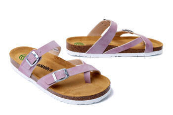 Dr. Brinkmann 700573-59 - klapki damskie flieder