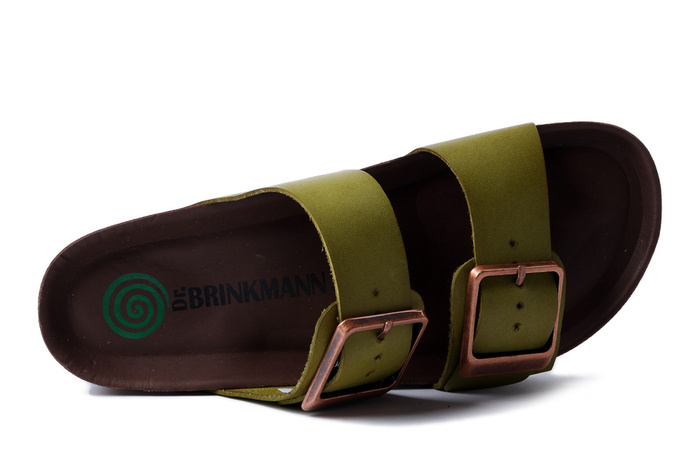 Dr. Brinkmann 700686-71 - klapki damskie hellgrun