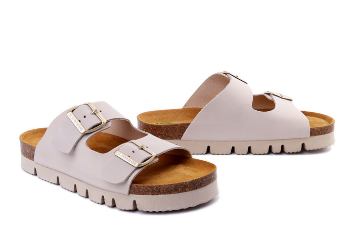 Dr. Brinkmann 700348-81 - klapki damskie offwhite