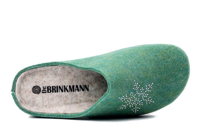 Dr. Brinkmann 320271-71 - kapcie damskie hellgrun