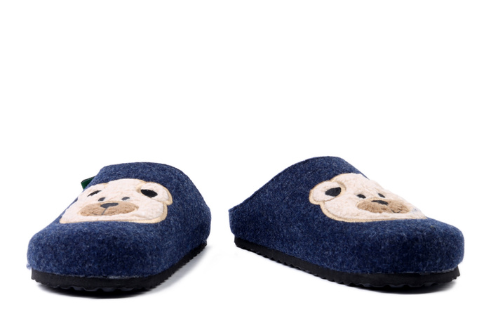 Dr. Brinkmann 320262-05 - kapcie damskie niebieskie