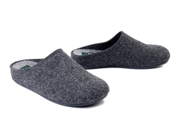 Dr. Brinkmann 320041-09 - kapcie damskie ciemnoszare