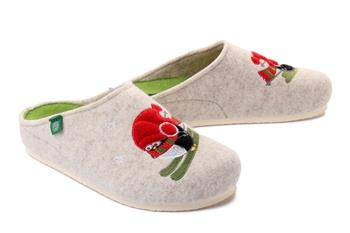 Dr. Brinkmann 320150-81 - kapcie damskie offwhite