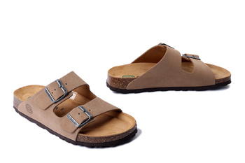 Dr. Brinkmann 600134-08 - klapki damskie beżowe