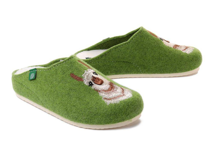 Dr. Brinkmann 320151-71 - kapcie damskie pistazie