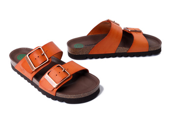 Dr. Brinkmann 700686-62 - klapki damskie pomarańczowe