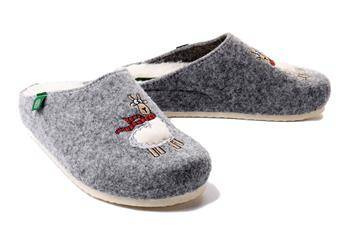 Dr. Brinkmann 320083-91 - kapcie damskie jasnoszare