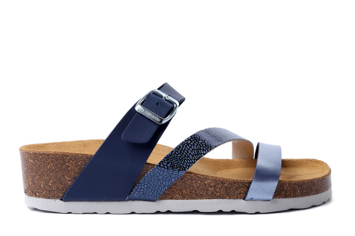 Dr. Brinkmann 700753-51 - klapki damskie mittelblau
