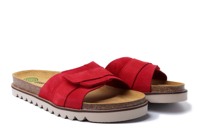 Dr. Brinkmann 700571-04 - klapki damskie czerwone