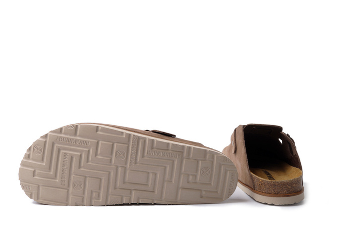Dr. Brinkmann 600116-02 - klapki damskie tan