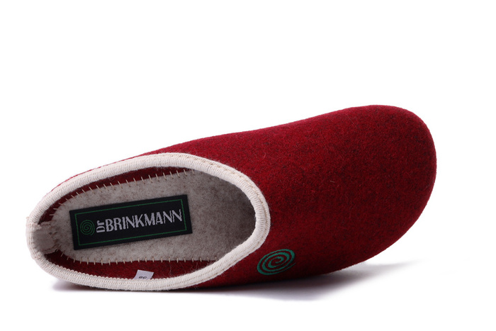 Dr. Brinkmann 320094-41 - kapcie damskie bordowe